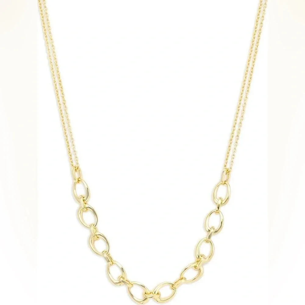 NWT- Argento Vivo Oval Frontal Necklace, 16